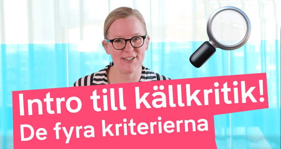 Intro till källkritik