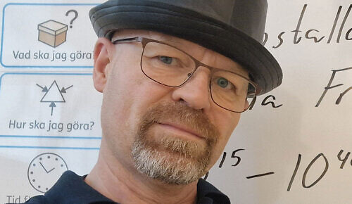 Porträtt av Bosse Svanfeldt.