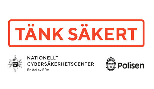 Logga 2026 Tänk säkert.